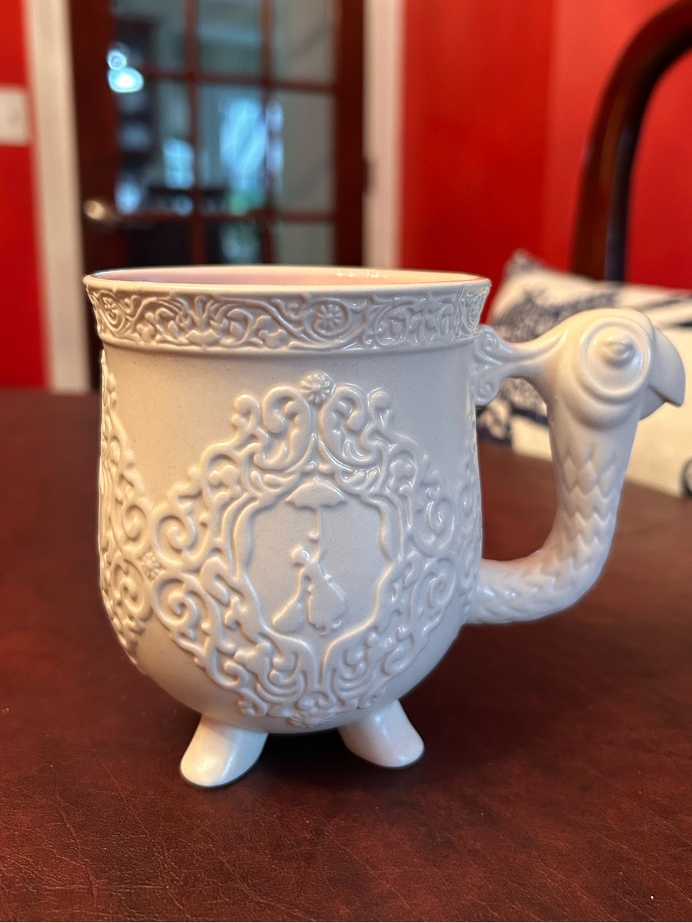 Disney Parks Mary Poppins Umbrella Parrot Head Ceramic
Coffee Mug